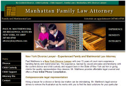 New York Divorce Lawyer - Paul Matthews - Family Law