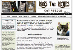 Rags to Riches Cat Rescue site