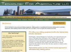 Dairy equipment from Tech For Ag